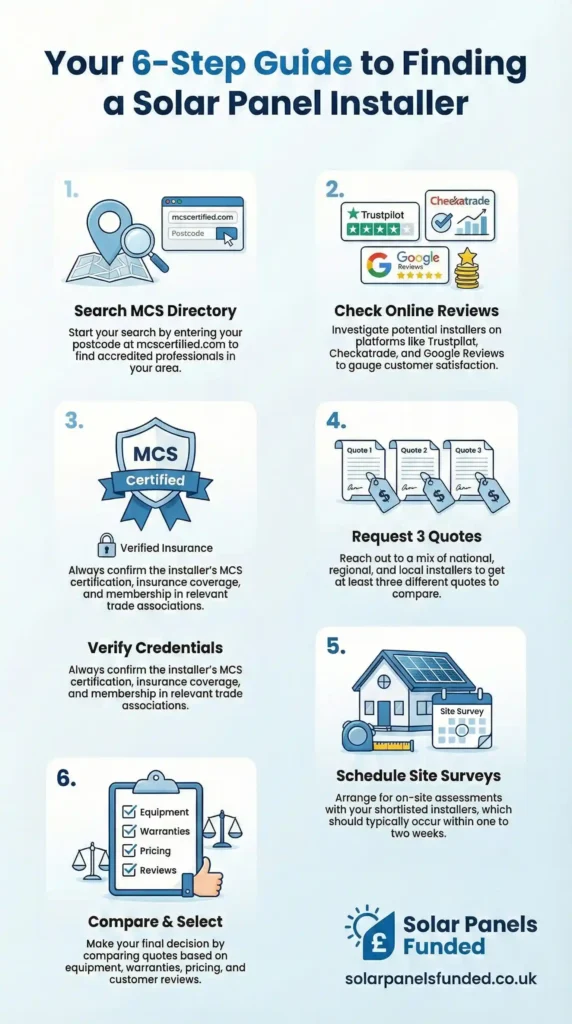 How do I find solar panel installers near me