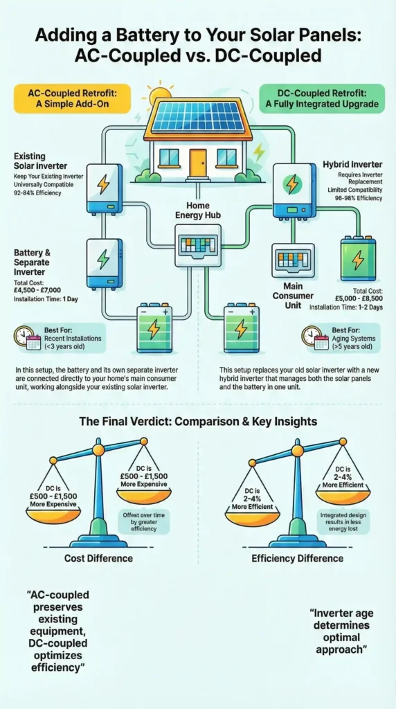 How much does it cost to add a battery to existing solar panels