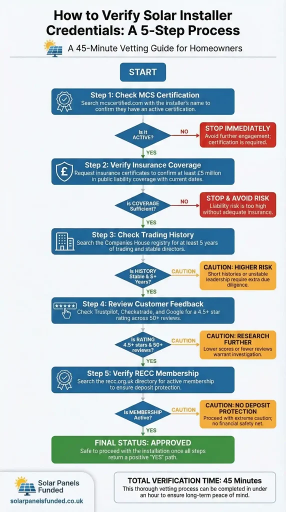 How to Verify Solar Installer Credentials - 5 Step Process