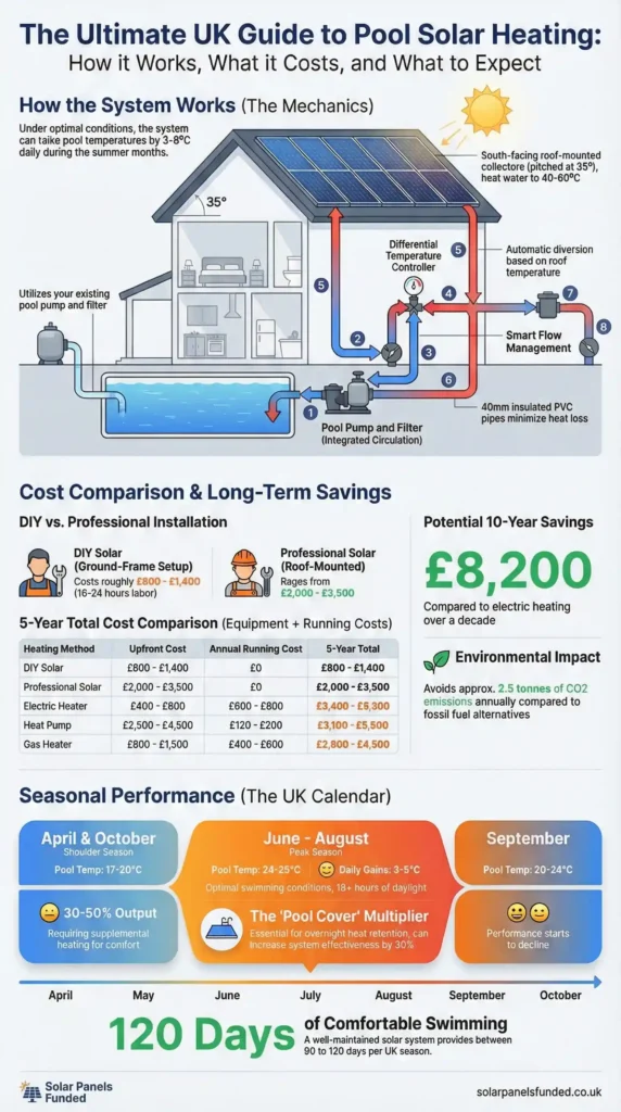 Pool Solar Heating Monthly Performance Guide